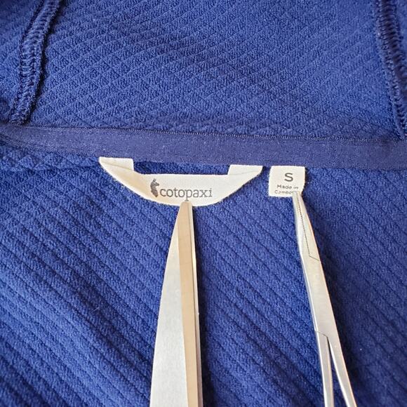 COTOPAXI Bandera Crew Full Zip Hoodie Jacket Blue Burgundy Women's Small ~ EUC - Picture 2 of 12